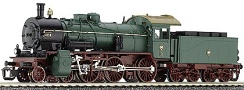 [Lokomotivy] → [Parní] → [BR 38] → 96204: zelená s tmavěčerveným pojezdem P8