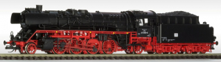 [Lokomotivy] → [Parní] → [BR 41] → 21018402: parní lokomotiva černá s červeným pojezdem a kouřovými plechy BR 41 Reko