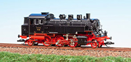 [Lokomotivy] → [Parní] → [BR 64] → 30052: parní lokomotiva černá s červeným pojezdem