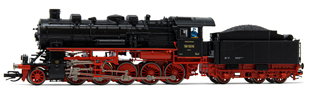 [Lokomotivy] → [Parní] → [BR 58] → HN9048: parní lokomotiva černá s červeným pojezdem