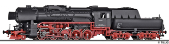 [Lokomotivy] → [Parní] → [BR 42] → 02060: parní lokomotiva černá s červeným pojezdem a kouřovými plechy