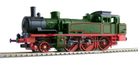 [Lokomotivy] → [Parní] → [BR 74] → 21010702: parní lokomotiva zelená-černá s červeným pojezdem