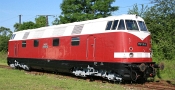 [Lokomotivy] → [Motorové] → [V 180 (BR 118)] → 02690 E: červená-slonová kost muzeální „Thüringer Eisenbahnverein e. V.“