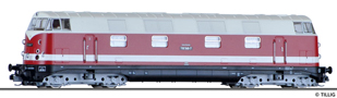 [Lokomotivy] → [Motorové] → [V 180 (BR 118)] → 02674 E: dieselová lokomotiva červená-slonová kost, černý rám