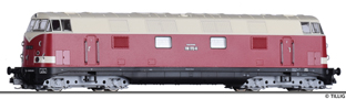 [Lokomotivy] → [Motorové] → [V 180 (BR 118)] → 04660: dieselová lokomotiva červená-slonová kost, černý pojezd, šedé podvozky