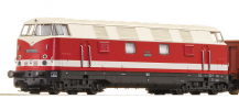 [Lokomotivy] → [Motorové] → [V 180 (BR 118)] → 01205: dieselová lokomotiva červená-slonová kost s jedním pruhem