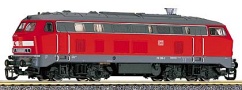 [Lokomotivy] → [Motorové] → [BR 218] → 02701: dieselová lokomotiva červená-šedá s černým pojezdem