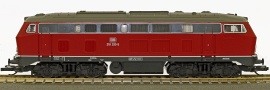 [Lokomotivy] → [Motorové] → [BR 218] → 01410: červená s šedou střechou a hnědým pojezdem