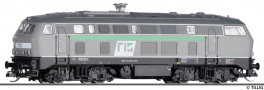 [Lokomotivy] → [Motorové] → [BR 218] → 04703 E: dieselová lokomotiva v barevném schematu „Regio Infra Service Sachsen GmbH“