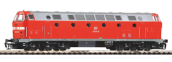 [Lokomotivy] → [Motorové] → [BR 119] → 47341: červená s šedou střechou a rámem, černý pojezd