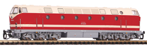 [Lokomotivy] → [Motorové] → [BR 119] → 47346: dieselová lokomotiva červená-slonová kost s proužkem