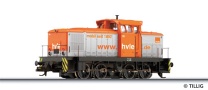 [Lokomotivy] → [Motorové] → [V 60] → 96150: oranžová-bílá s hnědým pojezdem ″Havelländische Eisenbahn  AG″ (HVLE)