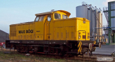 [Lokomotivy] → [Motorov] → [V 60] → 96332: dieselov lokomotiva oranov „Max Bgl Bauservice“