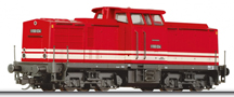 [Lokomotivy] → [Motorové] → [V 100] → 02582: dieselová lokomotiva červená s krémovými pruhy