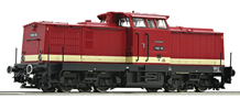 [Lokomotivy] → [Motorové] → [V 100] → 36304: dieselová lokomotiva červená s krémovým pruhem