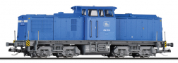 [Lokomotivy] → [Motorov] → [V 100] → 01080: dieselov lokomotiva modr, ern rm a pojezd