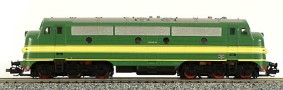 [Lokomotivy] → [Motorové] → [NoHAB] → 500552: zelená-žlutá s šedou střechou a černým pojezdem ″Demonstrator″