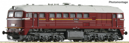 [Lokomotivy] → [Motorové] → [BR 120] → 7380003: dieselová lokomotiva tmavě červená, šedá střecha a černý pojezd