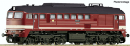 [Lokomotivy] → [Motorové] → [BR 120] → 7580010: dieselová lokomotiva v tmavějších odstínech zvětralých barev