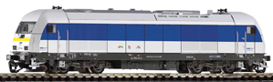 [Lokomotivy] → [Motorové] → [ER 20 Herkules] → 47599: Herkules stříbrný s modrým pásem „Mitteldeutschen Regiobahn“