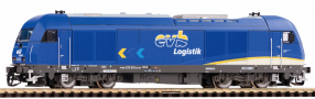 [Lokomotivy] → [Motorové] → [ER 20 Herkules] → 47572: dieselová lokomotiva v modrém barevném schematu „evb Logistik“