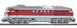 [Lokomotivy] → [Motorové] → [BR 132] → 47322: červená s šedou střechou, šedý rám a pojezd