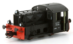 [Lokomotivy] → [Motorové] → [BR 323] → HN9053: dieselová lokomotiva černá s červenými čely, otevřená budka strojvedoucího