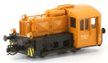[Lokomotivy] → [Motorové] → [BR 323] → HN9054: dieselová lokomotiva oranžová-černá, otevřená budka strojvedoucího