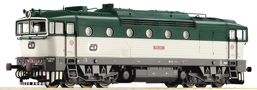 [Lokomotivy] → [Motorové] → [T478.3 „Brejlovec”] → 36260: dieselová lokomotiva zelená-světle šedá s šedým pojezdem
