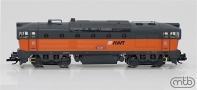 [Lokomotivy] → [Motorové] → [T478.3 „Brejlovec”] → TT750-059: šedá s oranžovým pruhem