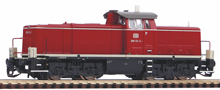 [Lokomotivy] → [Motorové] → [V 90 (BR 290)] → 47267: modernizovaná dieselová lokomotiva tmavě červená-tmavě šedá, černý pojezd