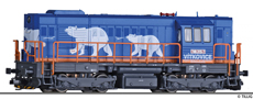 [Lokomotivy] → [Motorové] → [T466.2/T448.0] → 02765: dieselová lokomotiva modrá-černá „Vítkovice“