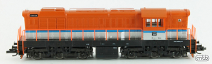 [Lokomotivy] → [Motorové] → [T669.0 (770)] → STK S200-529: dieselová lokomotiva v barevném schematu STK