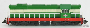 [Lokomotivy] → [Motorové] → [T669.0 (770)] → CD-771-069: dieselová lokomotiva zelená-slonová kost, červený rám
