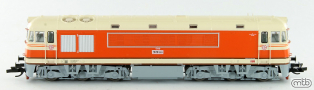 [Lokomotivy] → [Motorové] → [T678.0 „Pomeranč”] → CSD-T678-003: dieselová lokomotiva oranžová-slonová kost, šedý pojezd