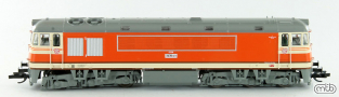 [Lokomotivy] → [Motorové] → [T678.0 „Pomeranč”] → CSD-T678-017: dieselová lokomotiva oranžová-slonová kost, šedá střecha a pojezd