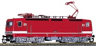 [Lokomotivy] → [Elektrické] → [BR 143] → 02342: elektrická lokomotiva červená s bílou linkou a šedými podvozky