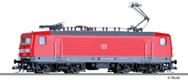 [Lokomotivy] → [Elektrické] → [BR 143] → 02379: červený s bílým pruhem na čelech, černý rám a pojezd