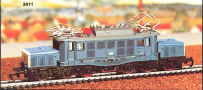 [Lokomotivy] → [Elektrické] → [BR 194] → 02411: modrá s bílými čely a černými podvozky