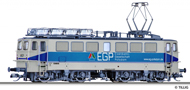 [Lokomotivy] → [Elektrické] → [BR 242] → 501350: elektrická lokomotiva světle šedá s modrým pásem