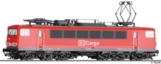 [Lokomotivy] → [Elektrické] → [BR 155] → 04332: elektrická lokomotiva červená s tmavěšedým rámem a černými podvozky „DB Cargo“