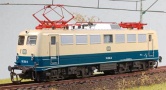 [Lokomotivy] → [Elektrické] → [BR 110] → 31200: elektrická lokomotiva modrá-krémová s tmavě hnědými podvozky