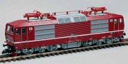 [Lokomotivy] → [Elektrické] → [BR 180/BR 230] → 32810: elektrická lokomotiva červená s bílým proužkem, šedé žaluzie
