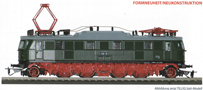 [Lokomotivy] → [Elektrické] → [BR 218 (E 18)] → 5050: zelená s šedou střechou a červeným pojezdem