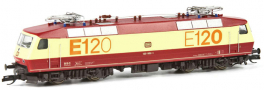 [Lokomotivy] → [Elektrické] → [BR 120] → 1011642: elektrická lokomotiva červená-slonová kost E120 pro veletrh 1979 Mnichov