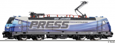 [Lokomotivy] → [Elektrické] → [BR 186] → 05033 E: elektrická lokomotiva s reklamín potiskem „20 Jahre PRESS““