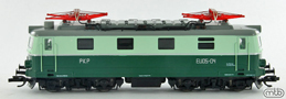 [Lokomotivy] → [Elektrické] → [E499.1/E469.1] → TT-EU05-04: elektrická lokomotiva zelená s šedou střechou