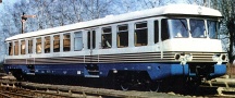 [Lokomotivy] → [Motorové vozy a jednotky] → [BR 173] → 1732: kolejový autobus modrý-bílý VT 4.12 (BR 173)