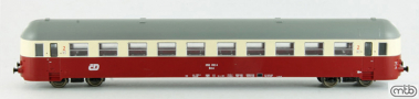 [Lokomotivy] → [Motorové vozy a jednotky] → [M286 (850,851)] → CD Bmx 050: přívěsný vůz červený-krémový s šedou střechou