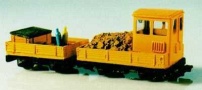 [Lokomotivy] → [Ostatní] → 4004: žlutá traťová drezína s vozíkem